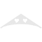 Ekena Millwork Pitch Winston Architectural Grade PVC Gable Pediment, 60"W x 20"H x 1"P (8/12) GPP060X020X100WIN - alternate 3